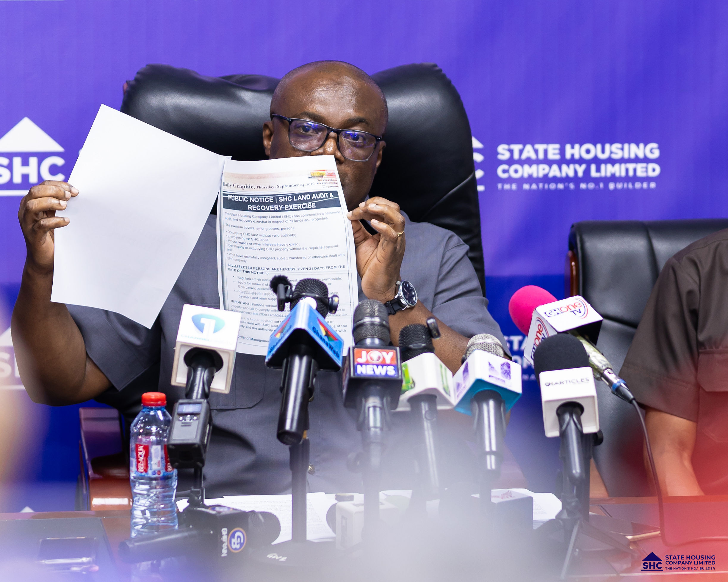SHC ISSUES FINAL NOTICE TO OCCUPANTS OF STATE HOUSING COMPANY LIMITED LANDS AND PROPERTIES AS RECOVERY EXERCISE BEGINS – October 14, 2026